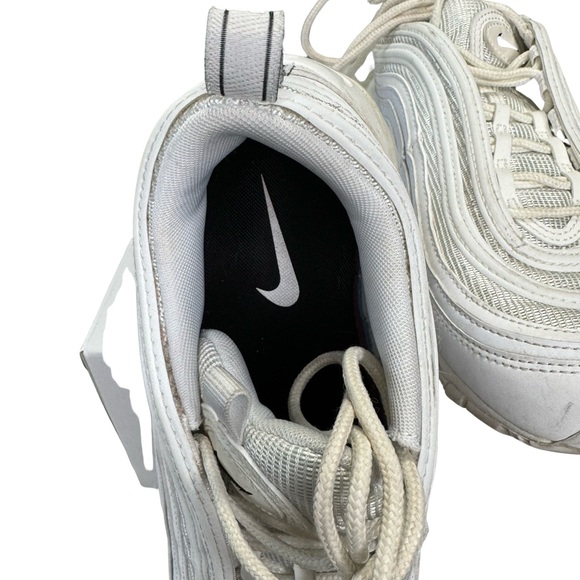 Nike Air Max 97 By You Custom Women's Shoes White/White/White Size 9.5 - Picture 9 of 9